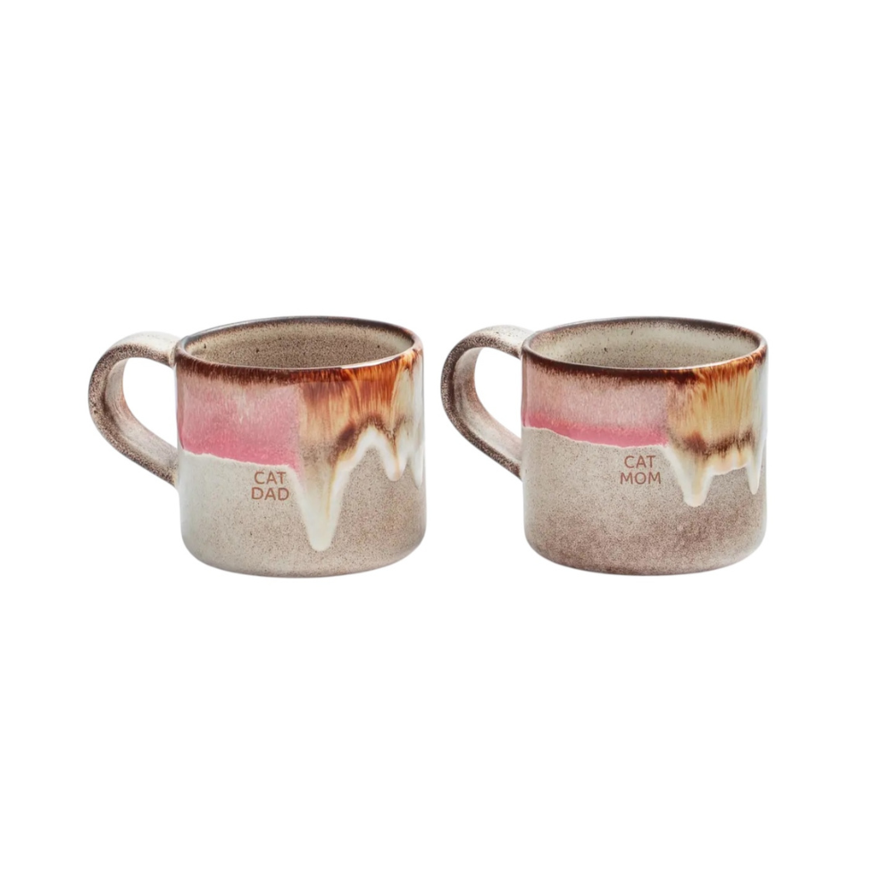 2er-Set Tasse MELTING Ice Cream Mug CATMOM & CATDAD 360ml - egg back home