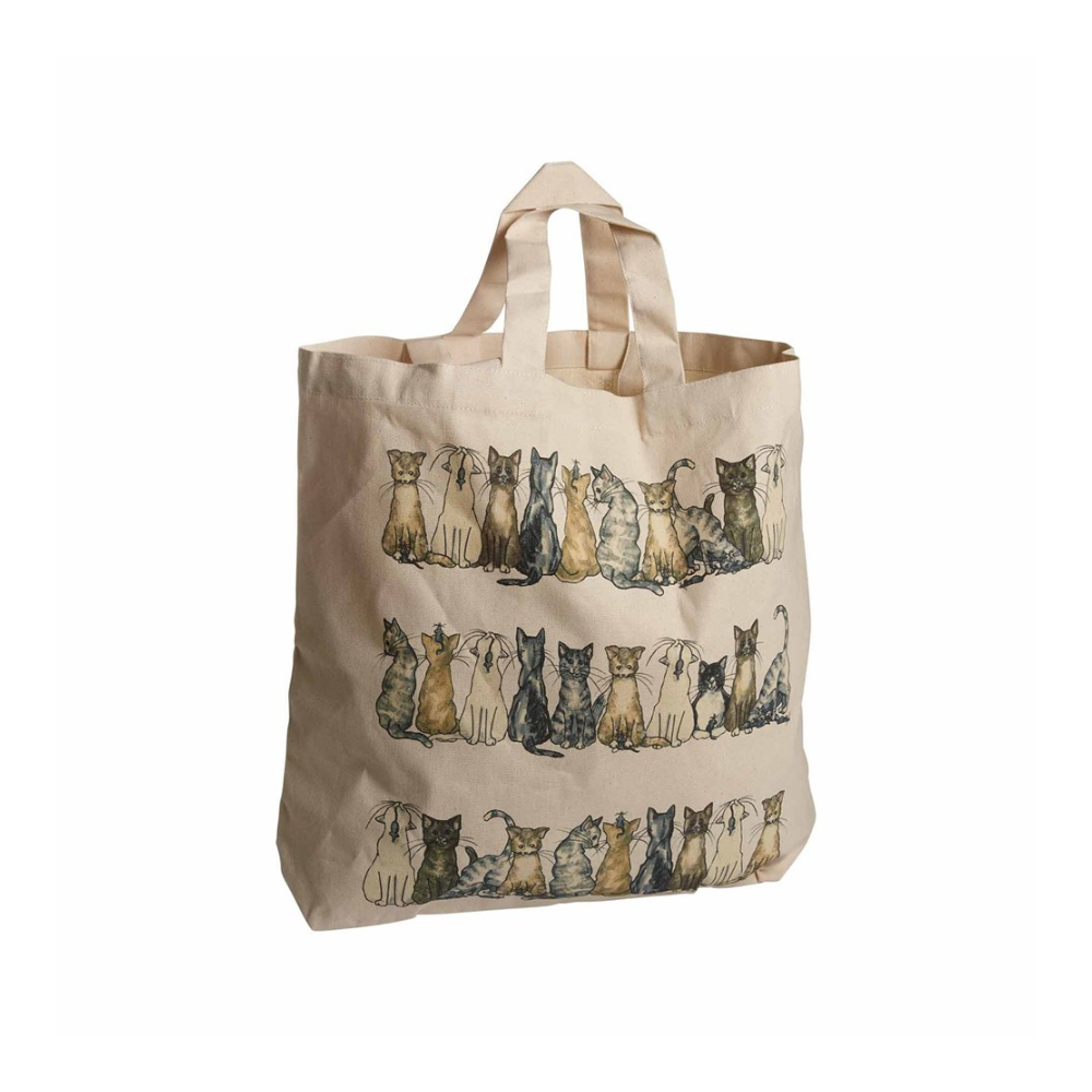 Baumwolltasche mit Katzenmotive - Nääsgränsgården