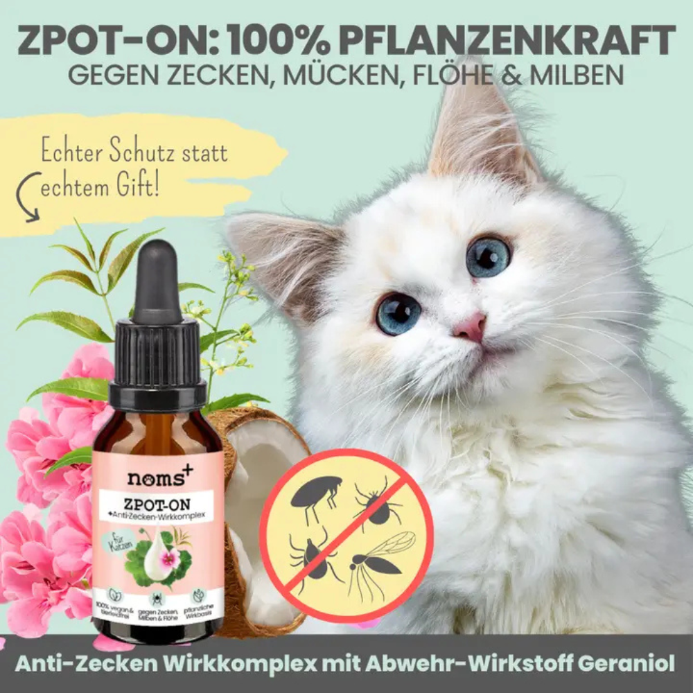 Details Zpot-on für Katzen Anti-Zecken-Wirkkomplex - noms+
