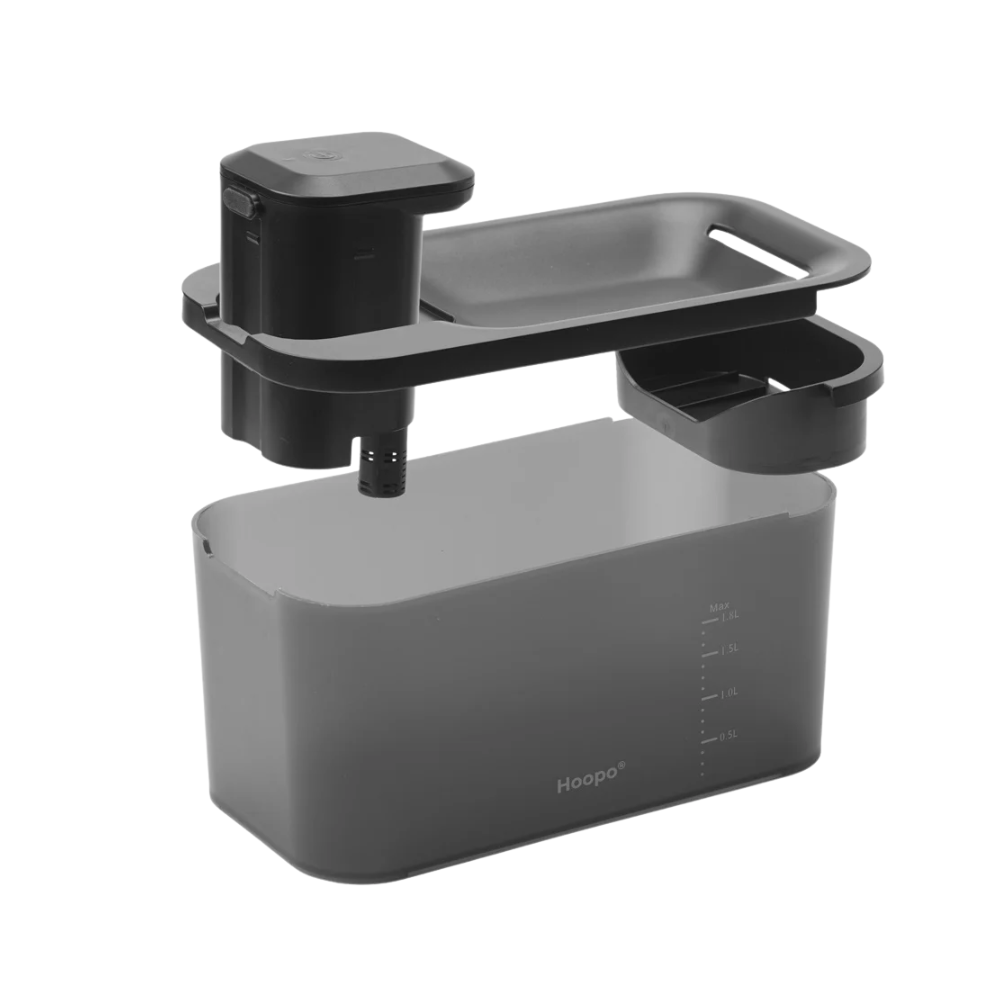 Einzelteile Wasserbrunnen HYDR Schwarz - Hoopo