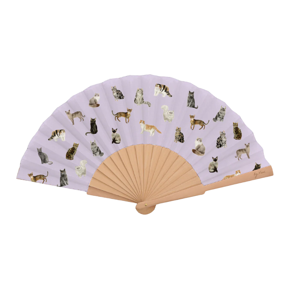 Fächer Happy Cats - by Vivi.