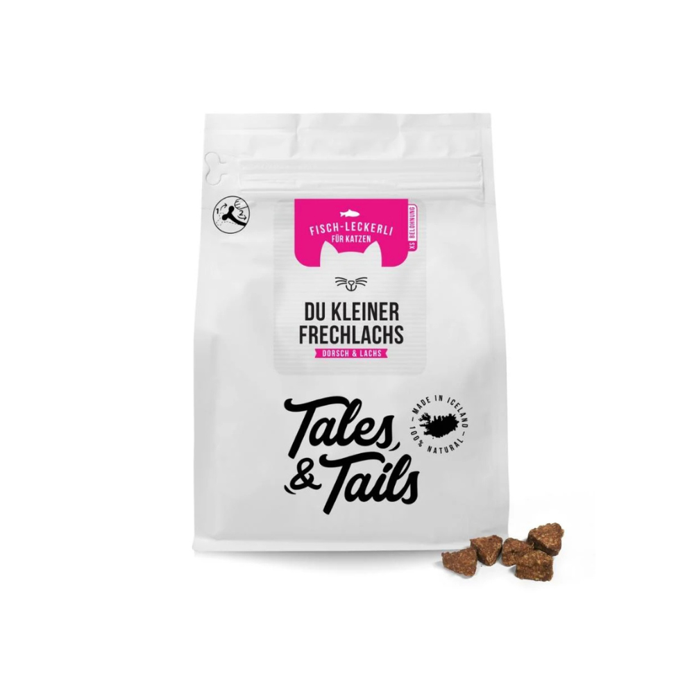 Fisch Leckerli für Katzen - Du kleiner Frechlachs - Tales & Tails