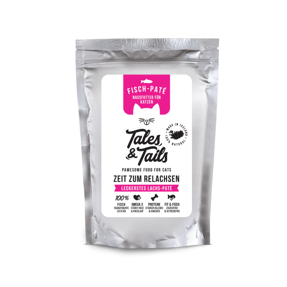Fisch Paté Nassfutter für Katzen - Zeit zum Relachsen - Tales & Tails