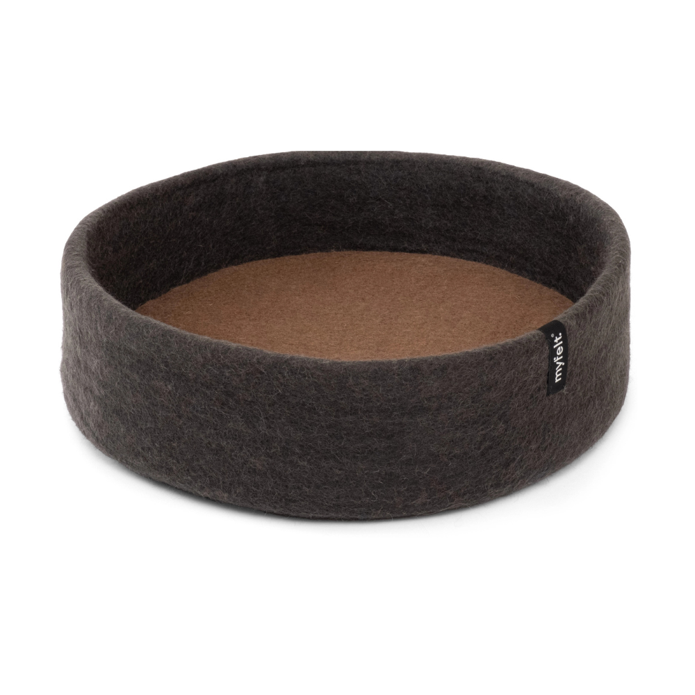 Katzenkorb KUNO Inlay Braun - myfelt