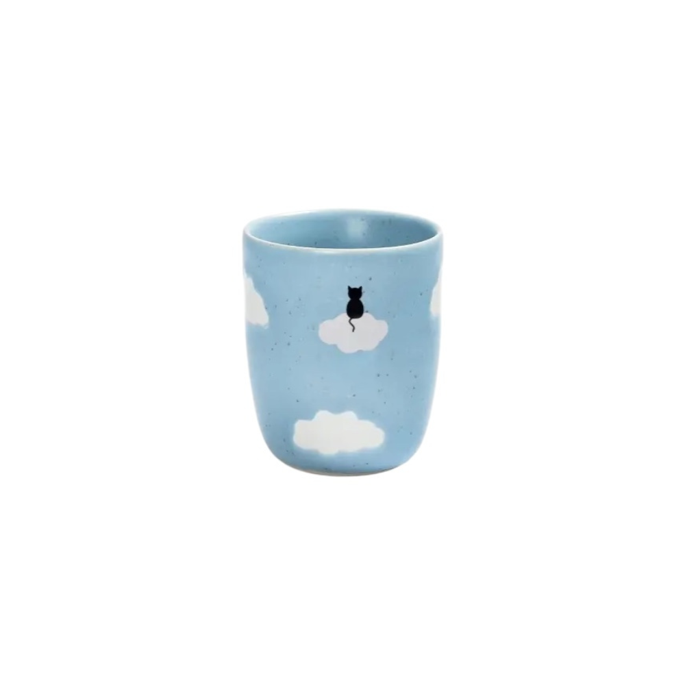 Katzenmotiv Rückseite Tasse CLOUD Medium Cup 220ml - egg back home