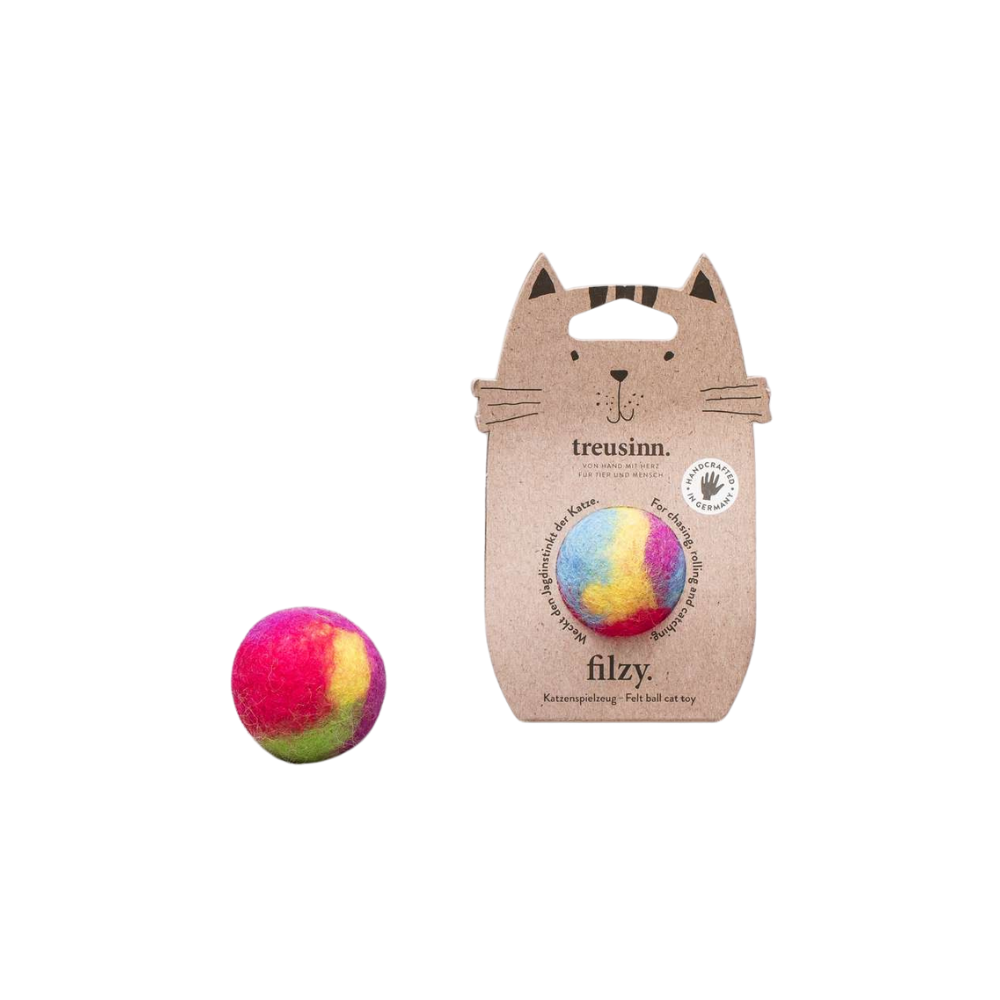 Katzenspielzeug Ball FILZY - treusinn