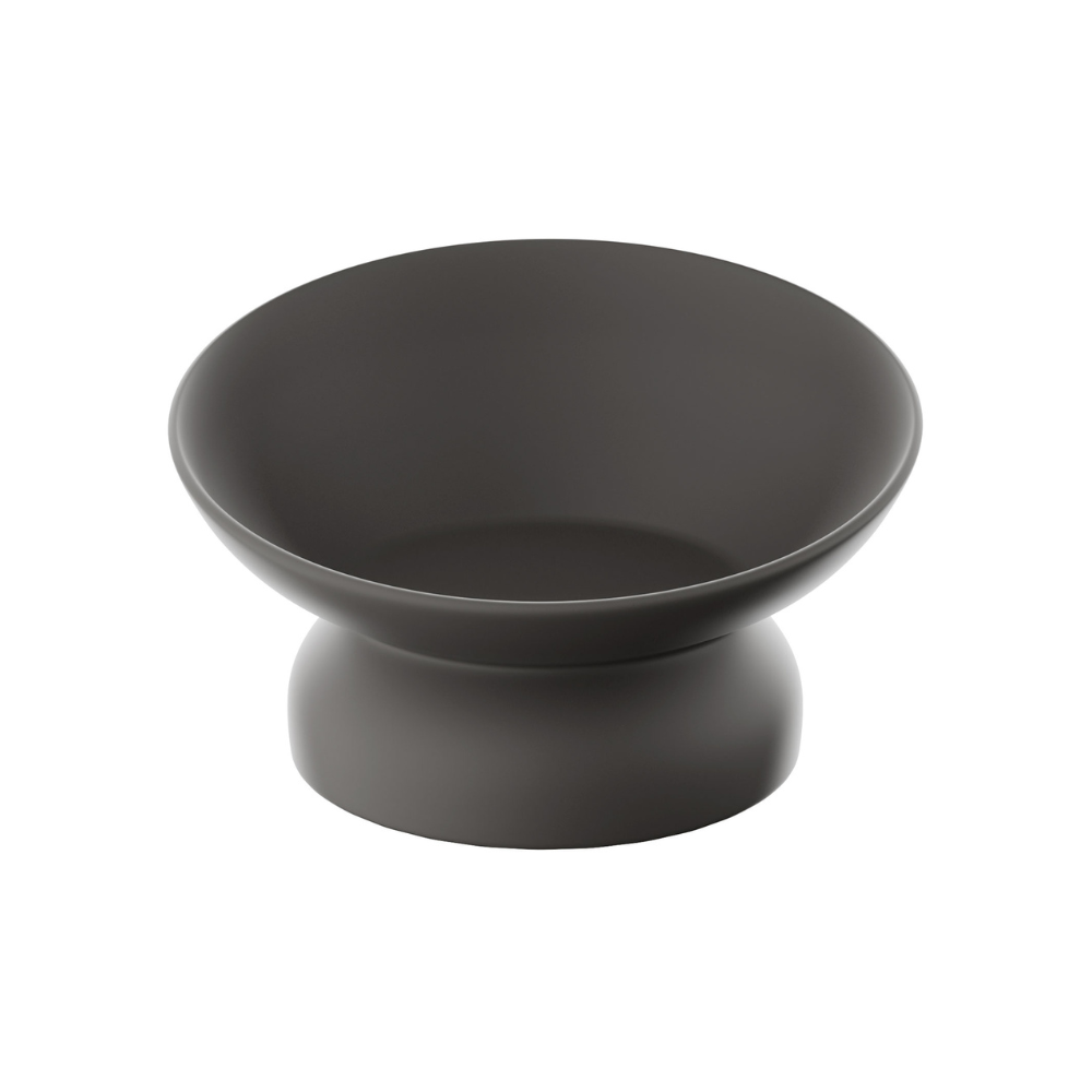 Keramik-Katzennapf LANGA Schwarz 14 cm - stylecats