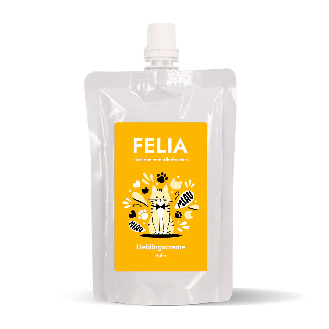 Lieblingscreme Huhn für Katzen - Fred & Felia