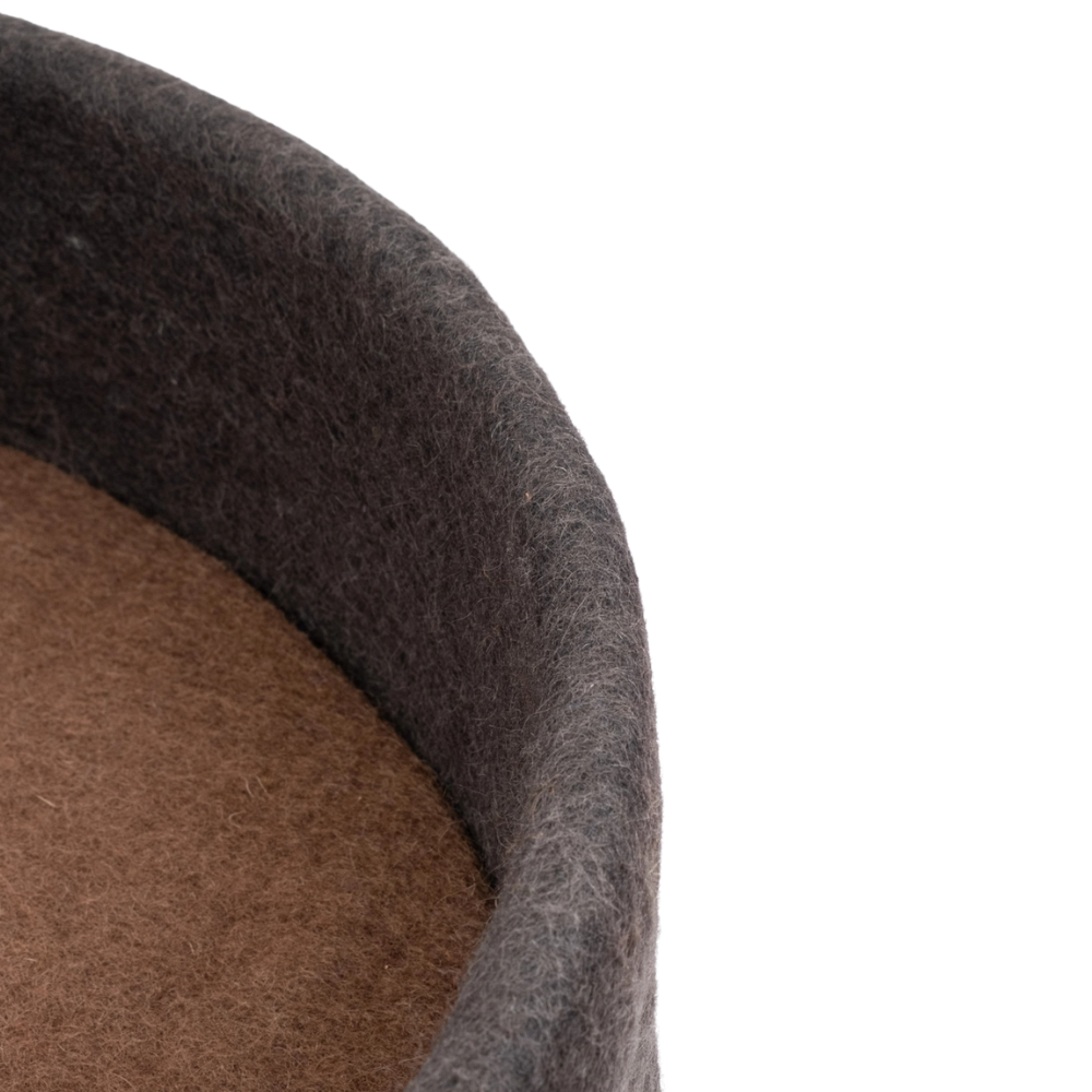 Material Katzenkorb KUNO Inlay Braun - myfelt