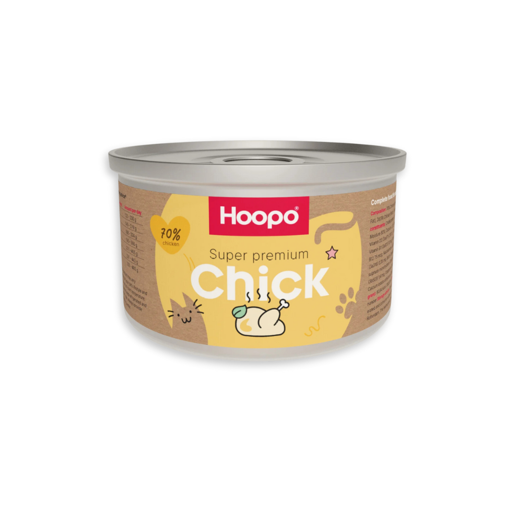 Nassfutter für Katzen - Huhn Paté - HOOPO
