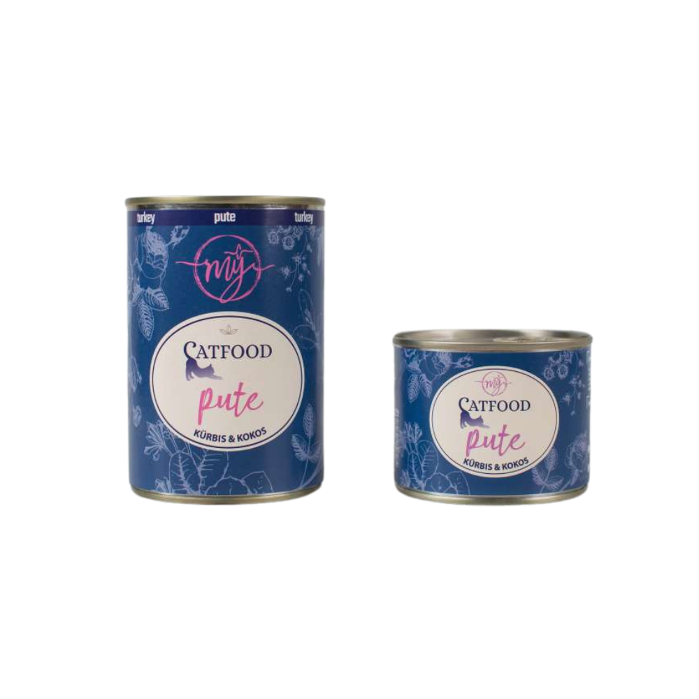 Nassfutter für Katzen - Pute mit Kürbis und Kokos - mÿ