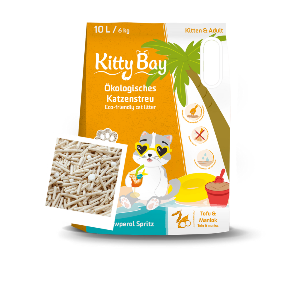 ÖKO Katzenstreu Pawperol Spritz klumpend & staubfrei - KittyBay