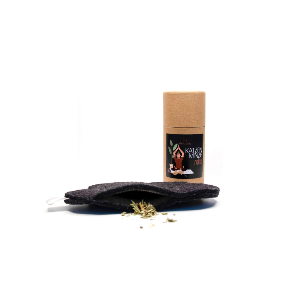 Öffnung Wolke Graphit Relax KATZENMINZE Set nachfüllbar - The Catery