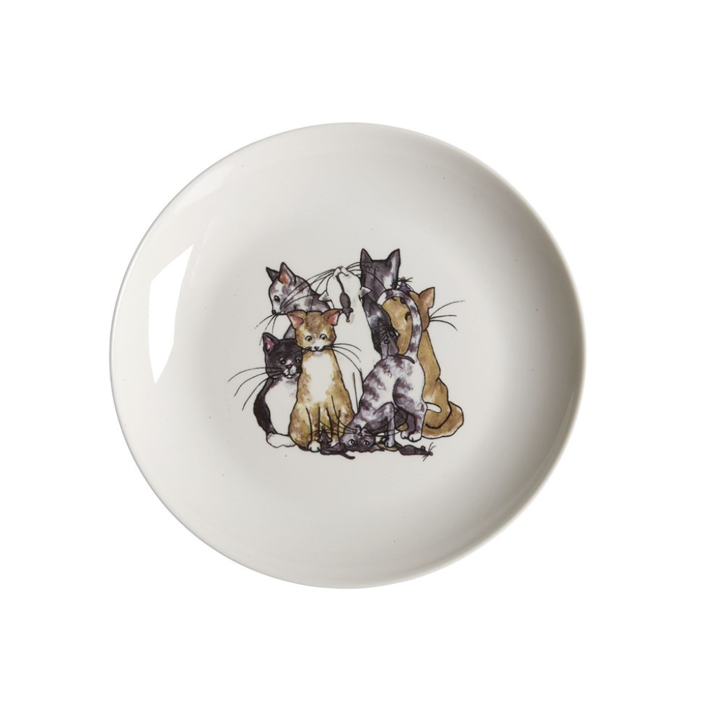 Teller rund mit Katzenmotiv Ø 16,5 cm - Nääsgränsgården