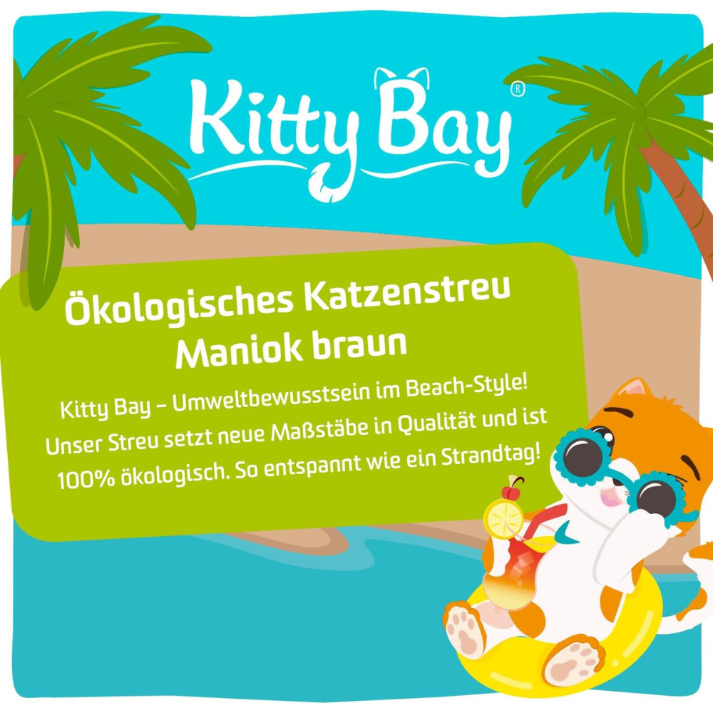 Umweltbewusstsein Öko Katzenstreu Meow Tai klumpend & staubfrei - KittyBay