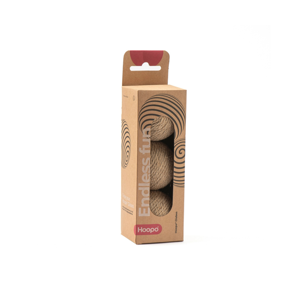 Verpackung Katzenspielzeug 3er-Set GLOBES - Hoopo