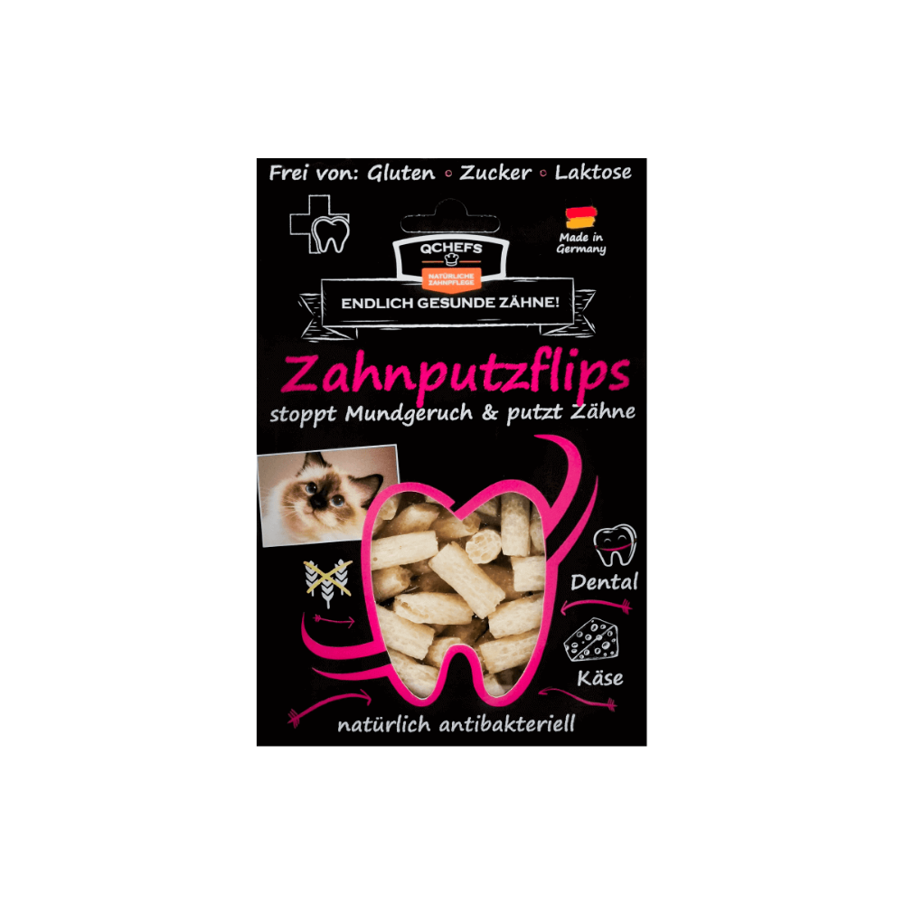 Snack Zahnputzflips für Katzen - QCHEFS