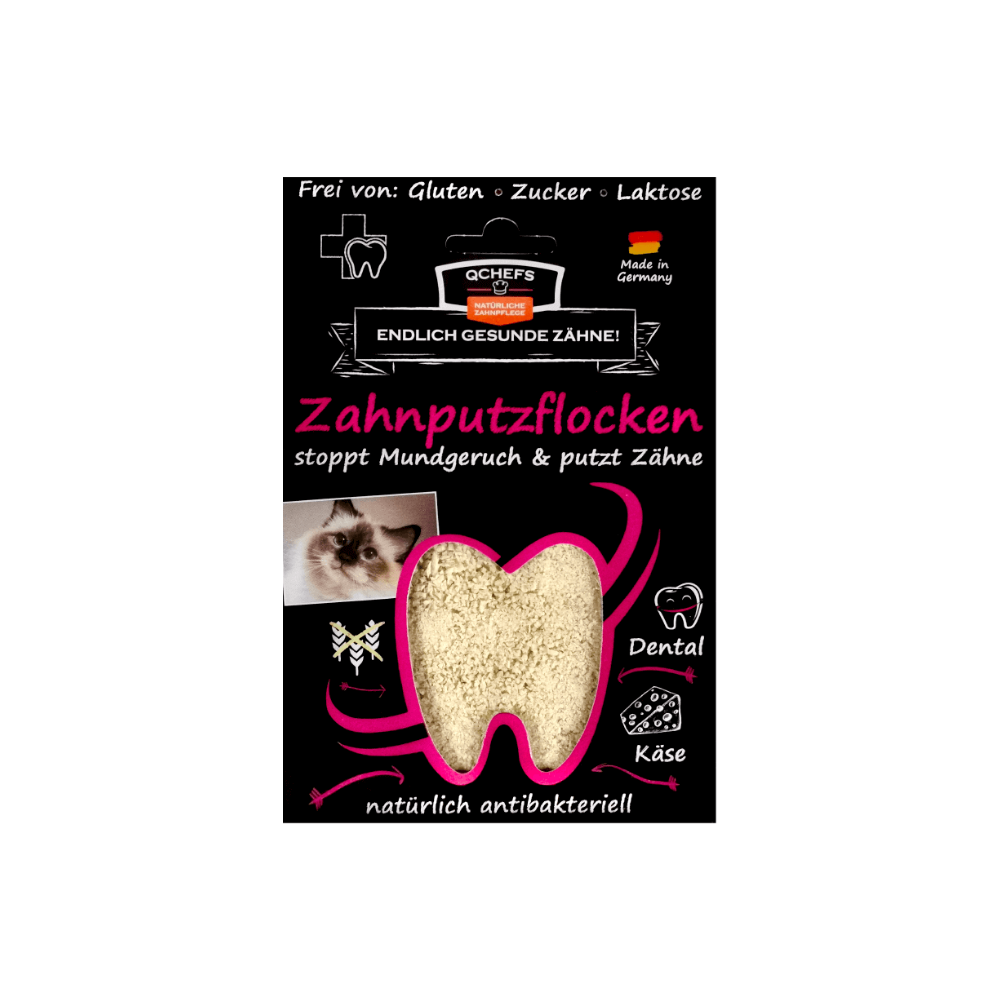 Snack Zahnputzflocken für Katzen - QCHEFS