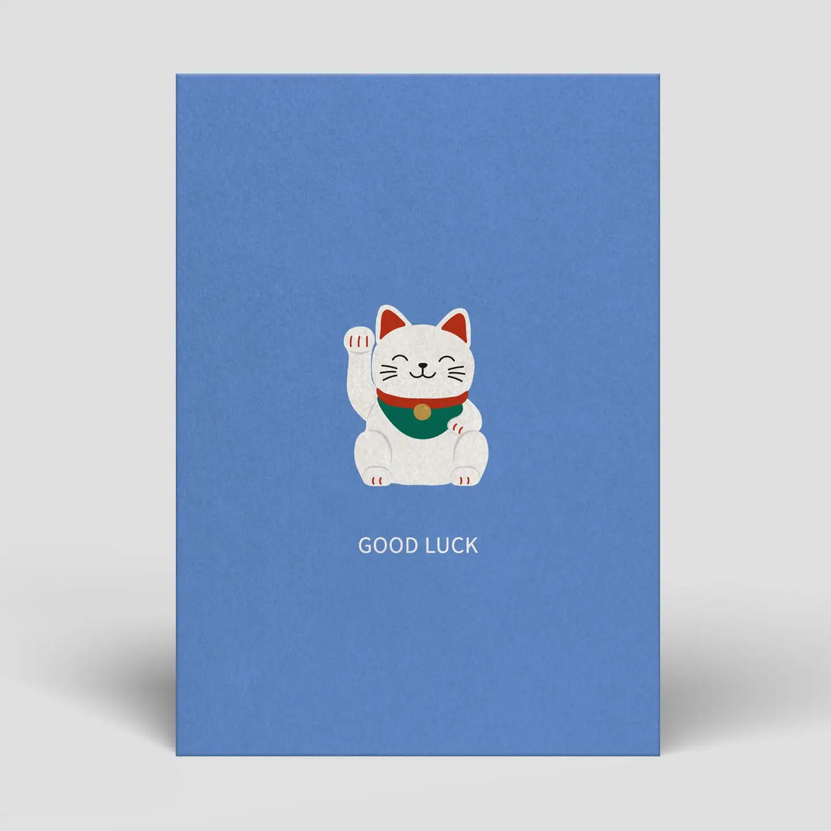 Postkarte VIEL GLÜCK Katze