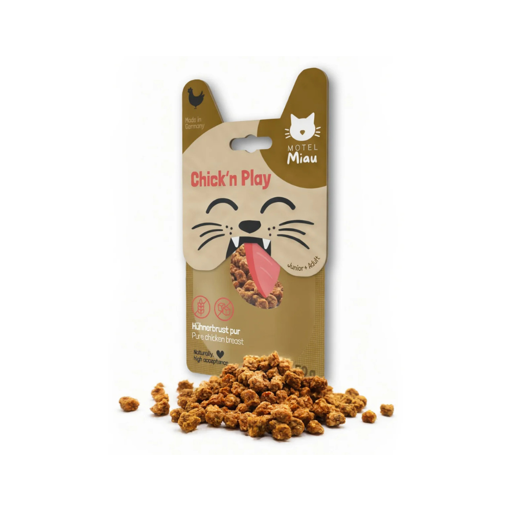 Beispielinhalt Motel Miau Katzenleckerli Chick'n Play - Pets Best