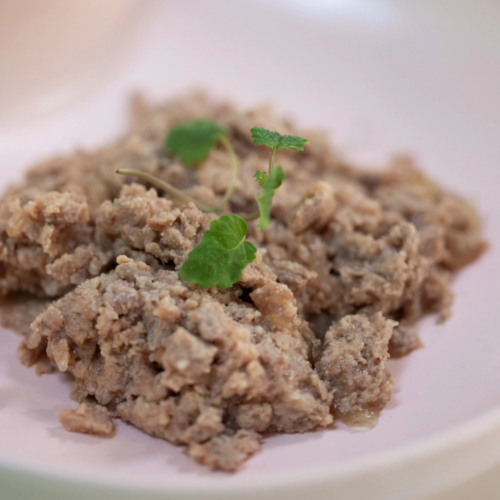 Beispielinhalt Nassfutter für Katzen - Huhn Paté - HOOPO