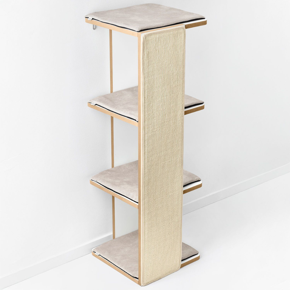 Dekobild Kratzturm TUMBA 4 Liegeflächen & Kratzfläche - stylecats