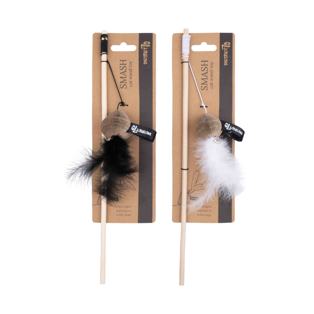 Farbübersicht Katzenangel SMASH mit Federn & Glöckchen - DISTRICT 70