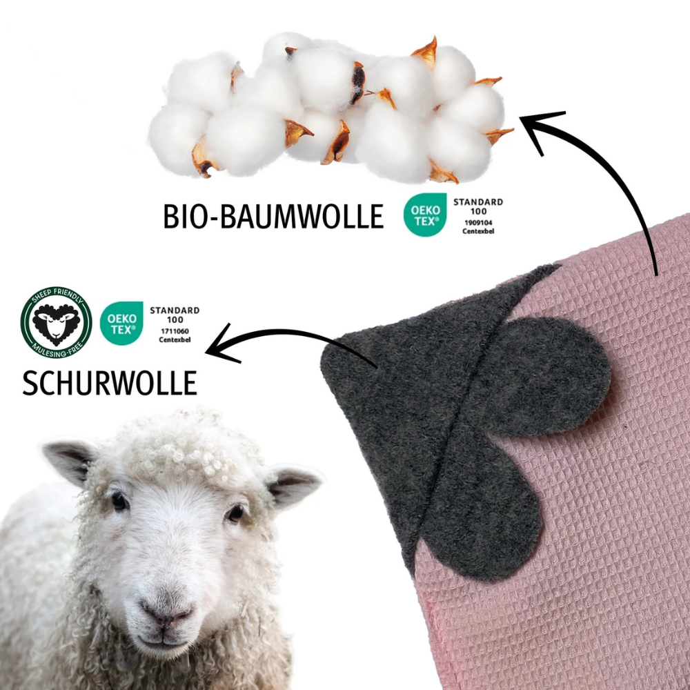 Material Bio-Schafswolle Katzenspielzeug Mausbert mit BIO-Baldrian - Kater Kasimir
