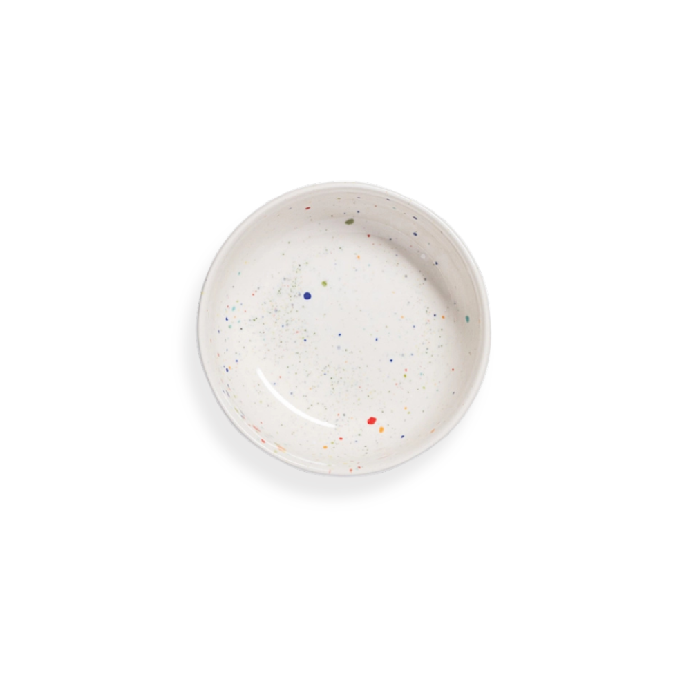 Katzennapf New Party 12cm Small Weiß von oben - egg back home