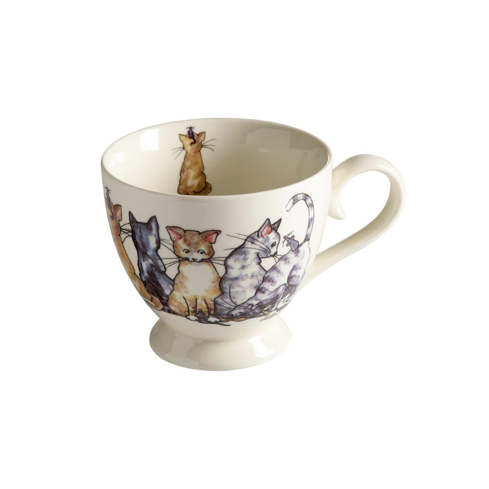 Nääsgränsgården Tasse mit Katzenmotiv