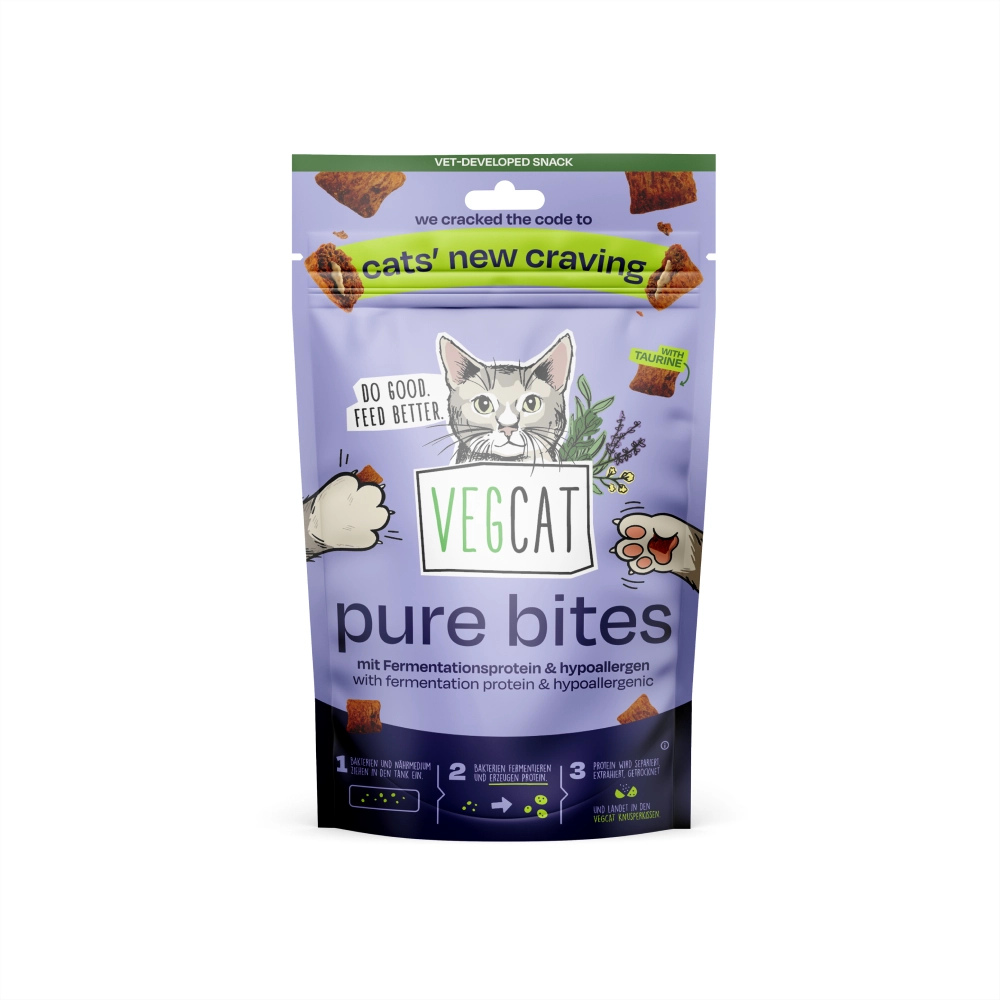 VEGCAT Katzenleckerli PURE Bites